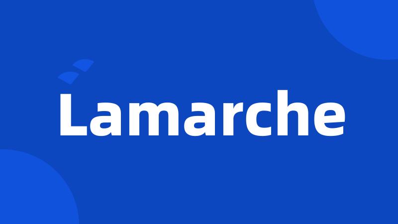 Lamarche