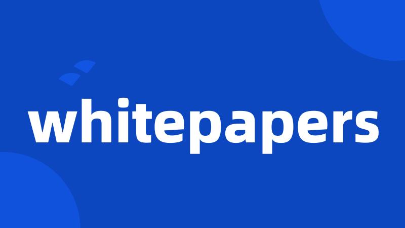 whitepapers