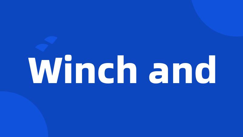 Winch and