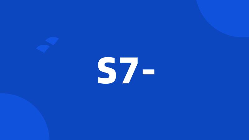 S7-