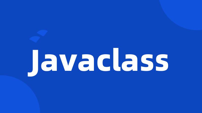 Javaclass