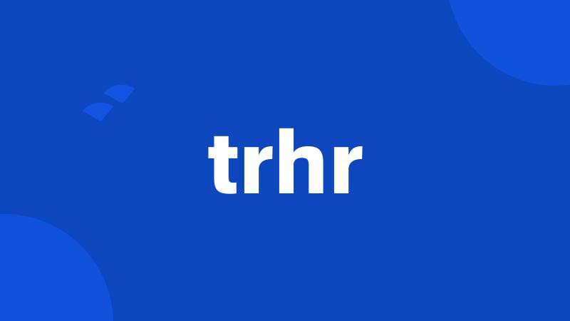 trhr