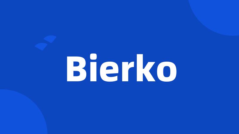 Bierko