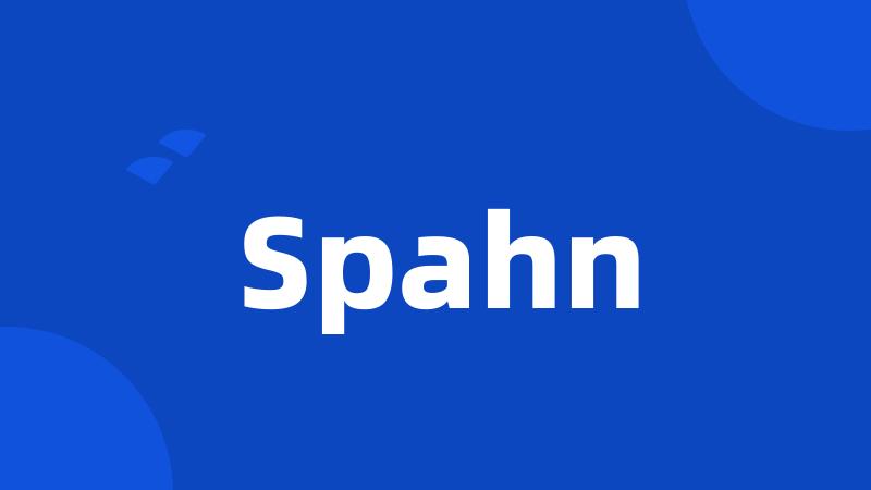 Spahn