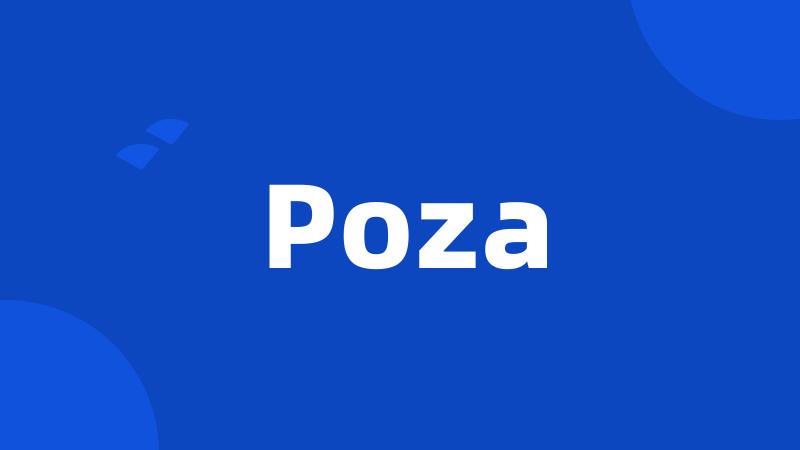 Poza