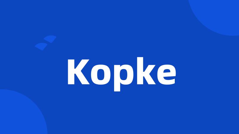 Kopke