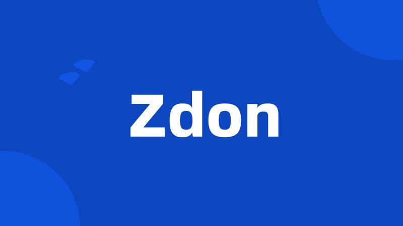 Zdon