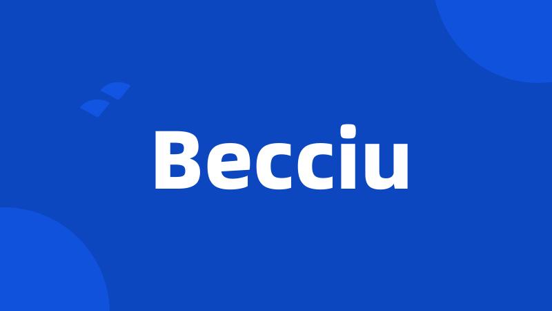 Becciu