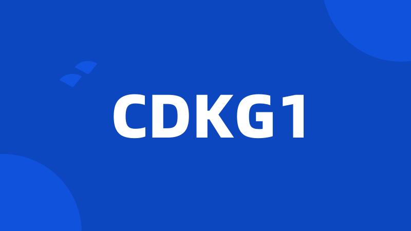 CDKG1