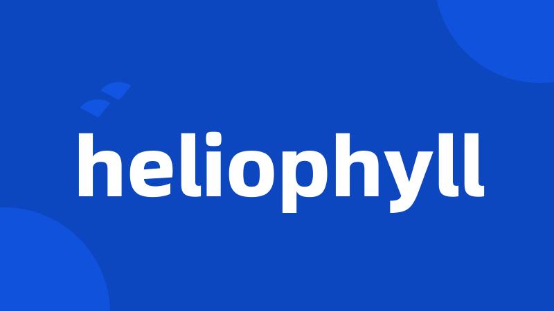 heliophyll