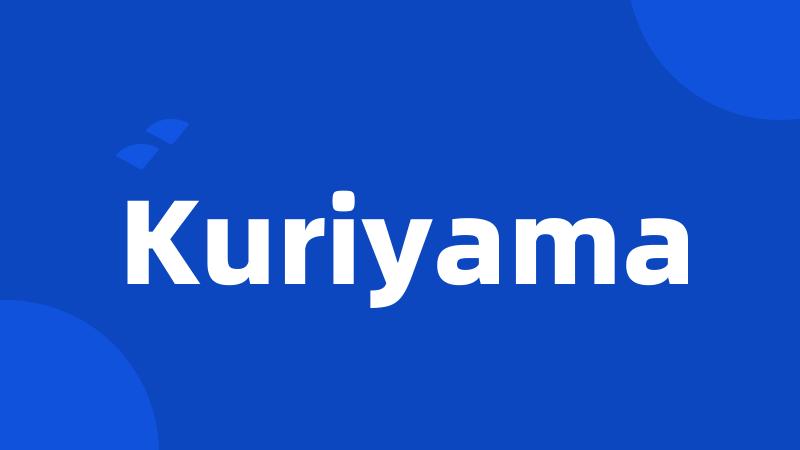 Kuriyama