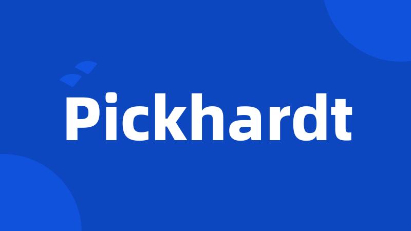 Pickhardt