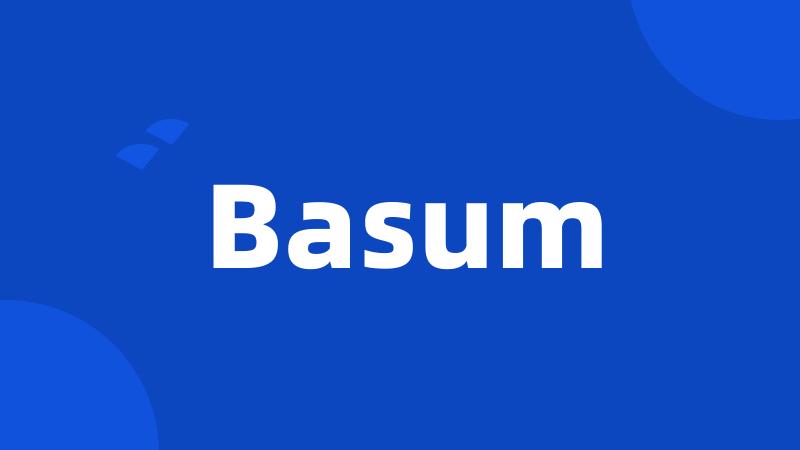 Basum