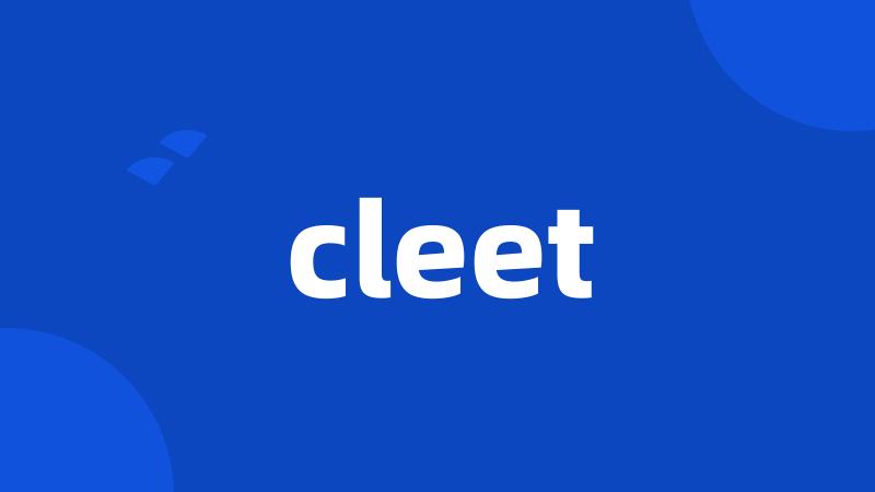 cleet