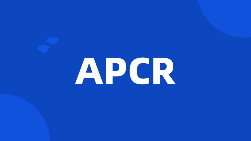 APCR