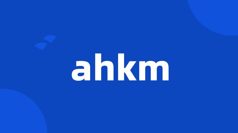 ahkm