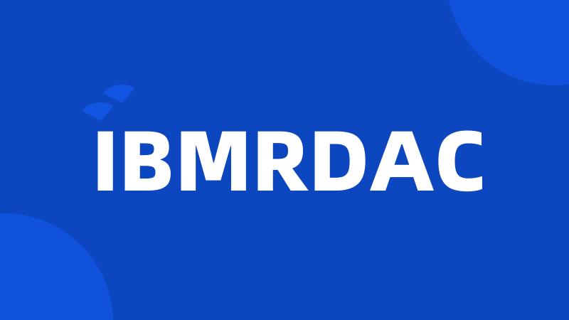 IBMRDAC