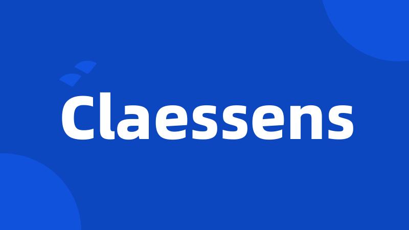 Claessens