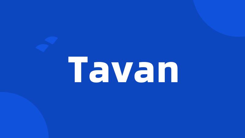 Tavan