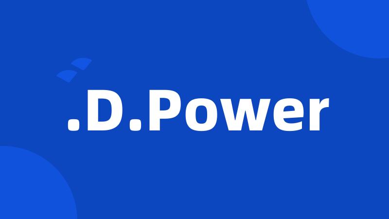 .D.Power