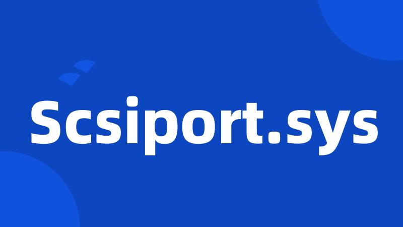 Scsiport.sys