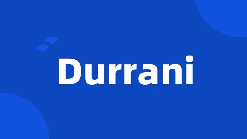 Durrani