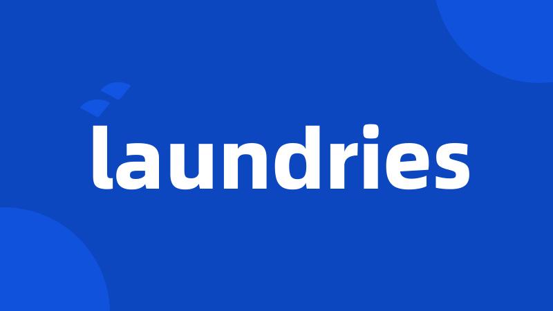 laundries