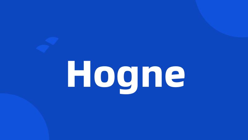 Hogne