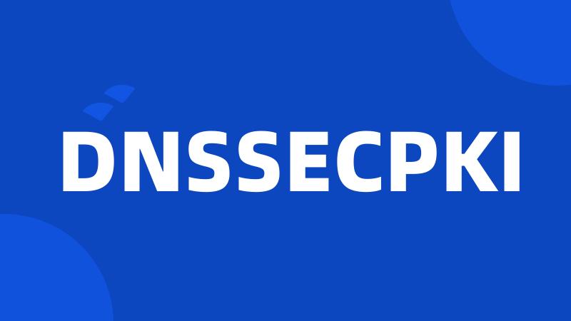 DNSSECPKI