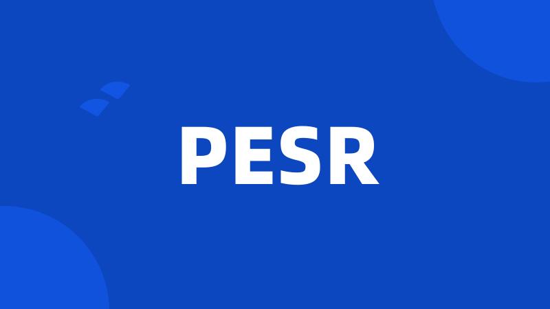 PESR