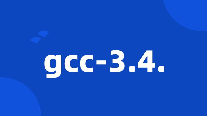 gcc-3.4.