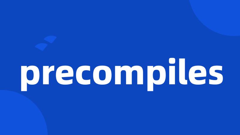 precompiles