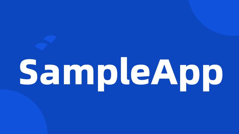 SampleApp