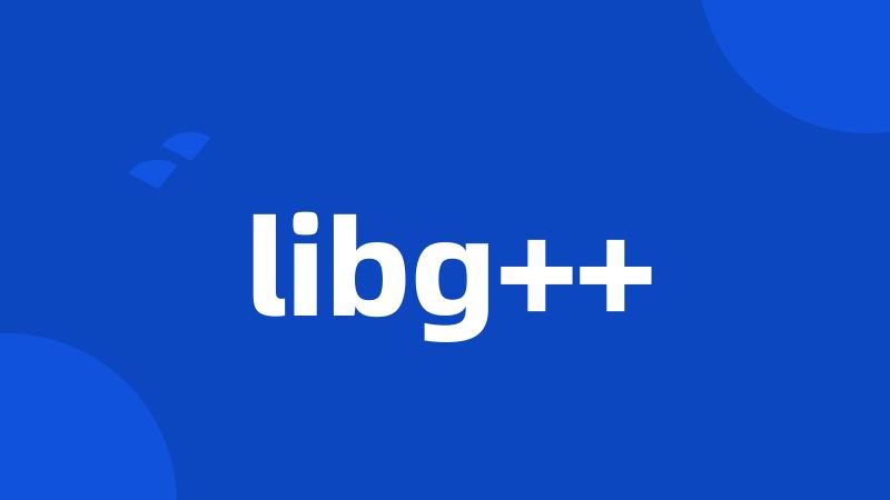 libg++