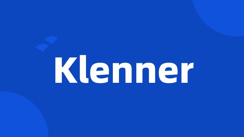 Klenner