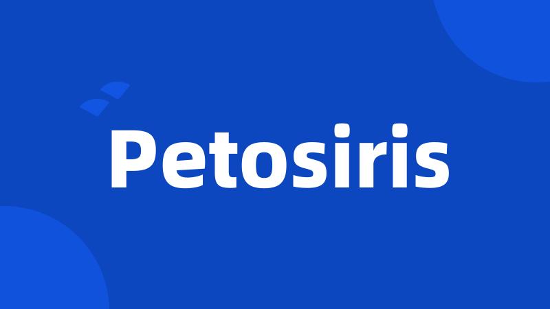 Petosiris