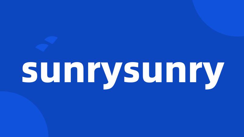 sunrysunry