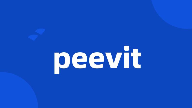 peevit