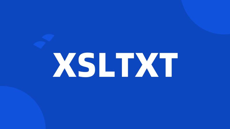 XSLTXT