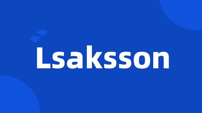 Lsaksson