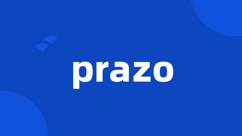 prazo