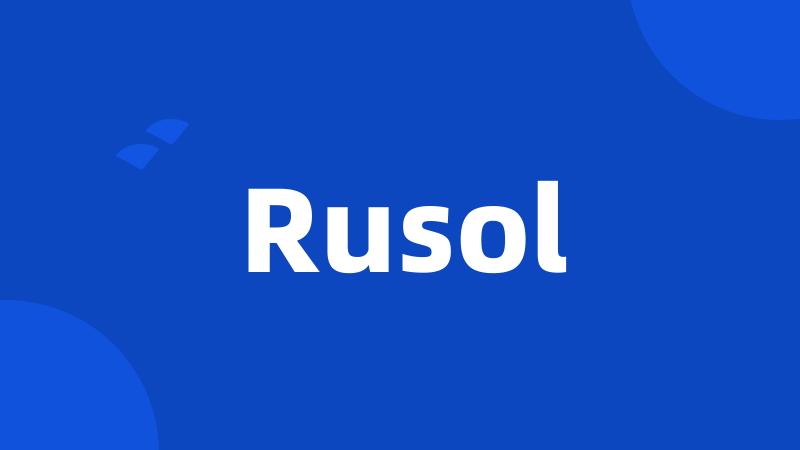 Rusol