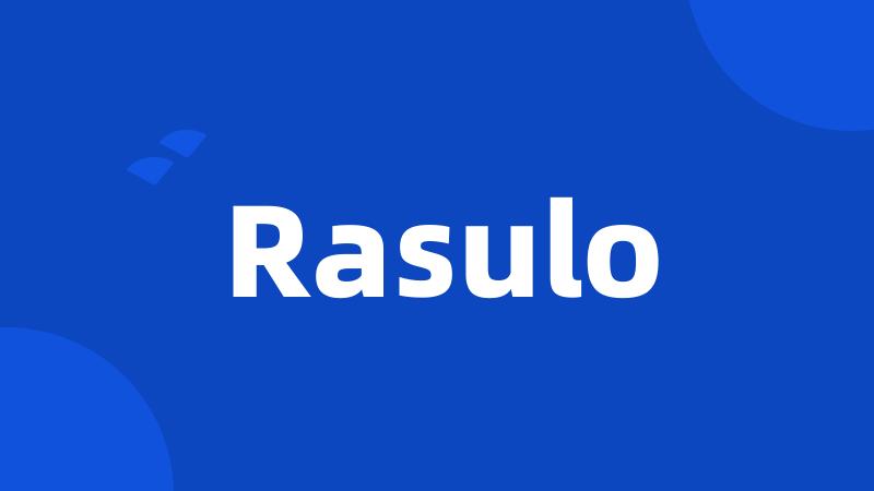 Rasulo