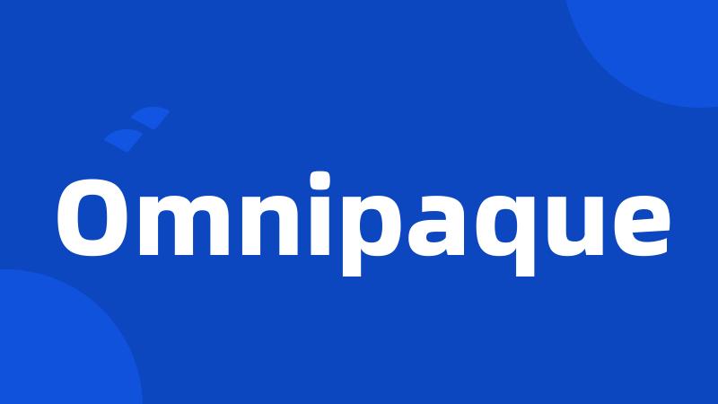 Omnipaque