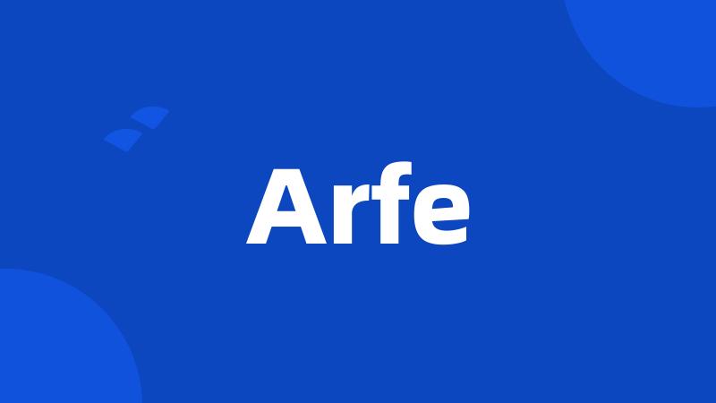 Arfe