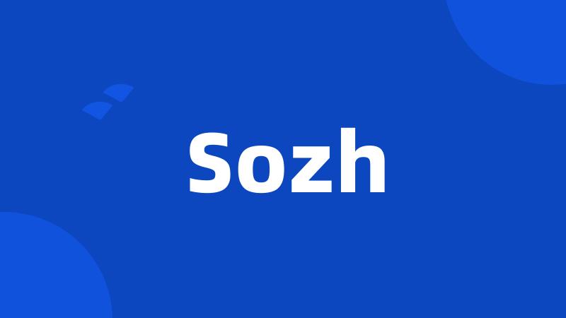 Sozh