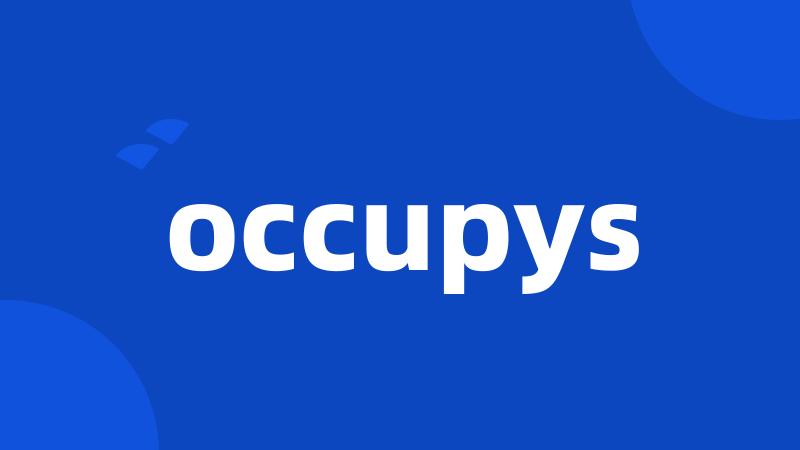occupys