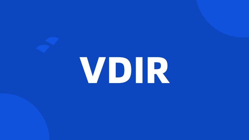 VDIR