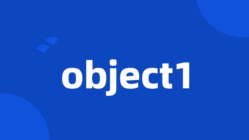 object1