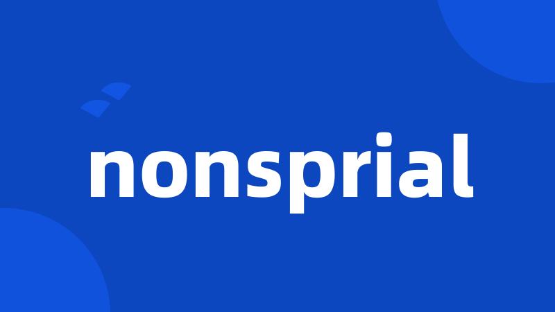 nonsprial